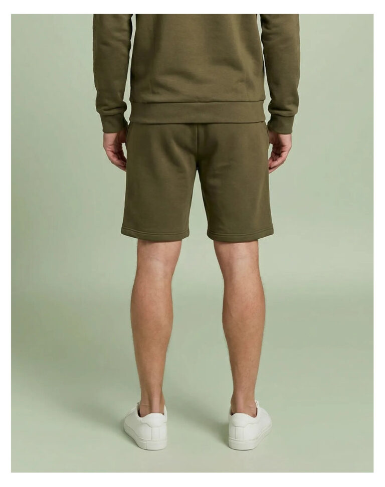 Maison Lemahieu - Short molleton - Vert Ecorce – 2XL