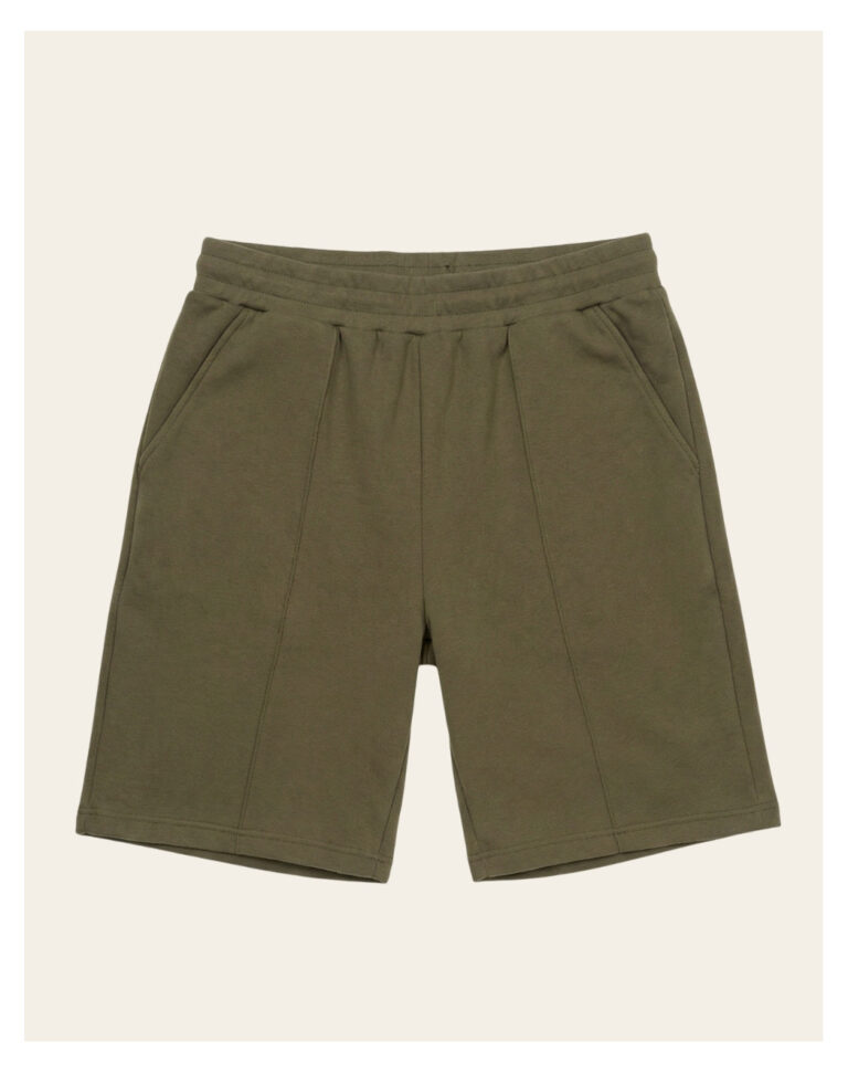 Maison Lemahieu - Short molleton - Vert Ecorce – 2XL