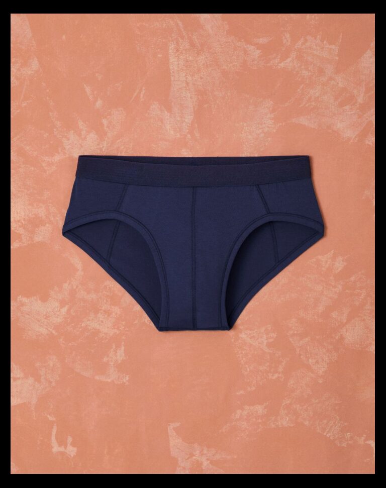 Maison Lemahieu - Slip coton modal - Marine – 3XL