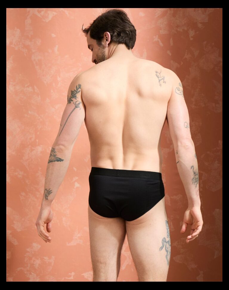 Maison Lemahieu - Slip coton modal - Noir – 3XL
