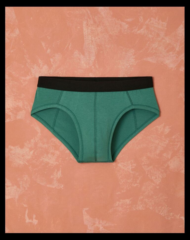 Maison Lemahieu - Slip coton modal - Vert Anglais – 3XL