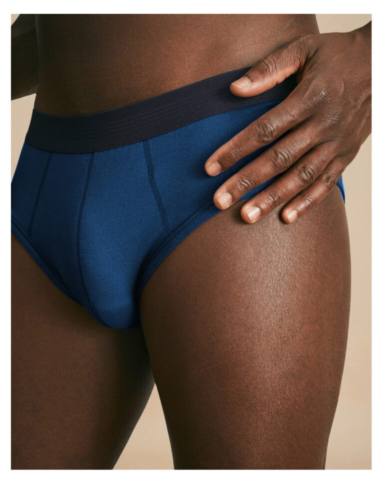 Maison Lemahieu - Slip en Coton BIO - Bleu Indigo – 2XL