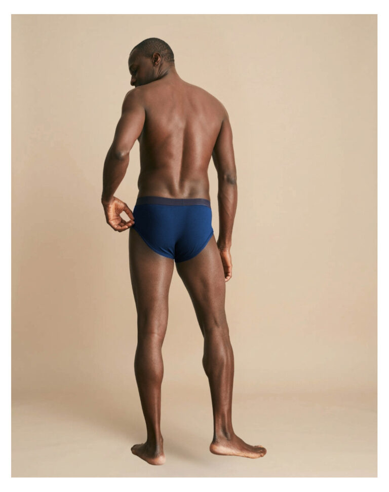 Maison Lemahieu - Slip en Coton BIO - Bleu Indigo – 2XL