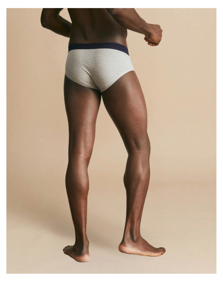 Maison Lemahieu - Slip en Coton BIO - Gris – 3XL