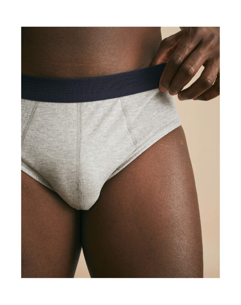 Maison Lemahieu - Slip en Coton BIO - Gris – 3XL