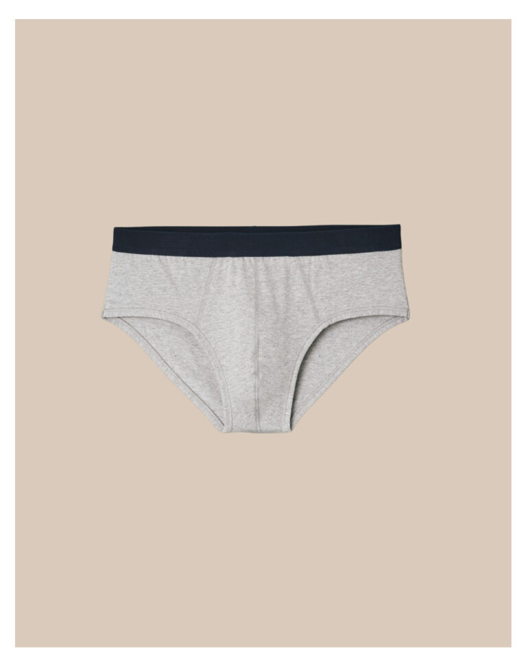 Maison Lemahieu - Slip en Coton BIO - Gris – 3XL