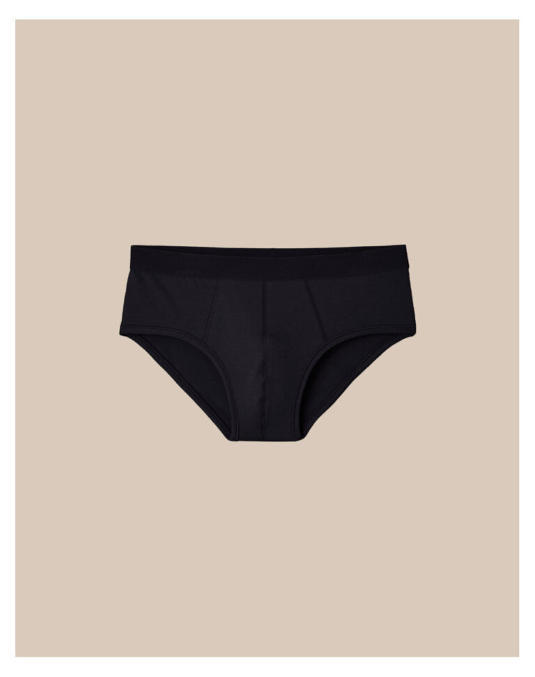 Maison Lemahieu - Slip en Coton BIO - Noir – S