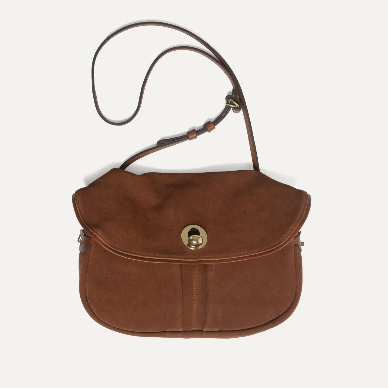 soft musette s janice brun fauve Bleu De Chauffe - Soft musette S Janice - Brun fauve