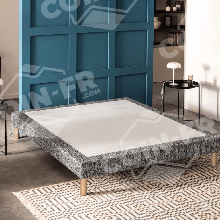 BULTEX matelas et sommiers - Sommier à lattes BULTEX Oxygène Medio confort médium H.15cm - 17 tailles 16 coloris