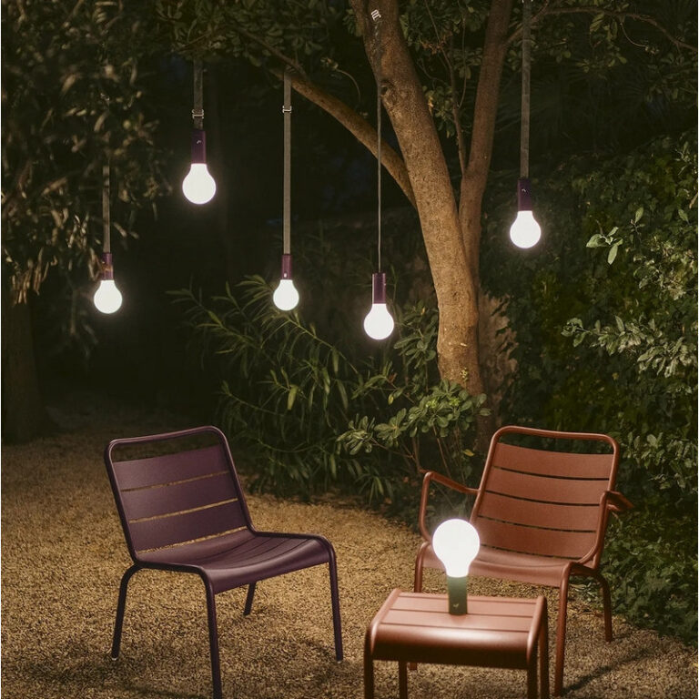 FERMOB - Suspension pack lampe et sangle FERMOB Aplô en métal - 3 coloris