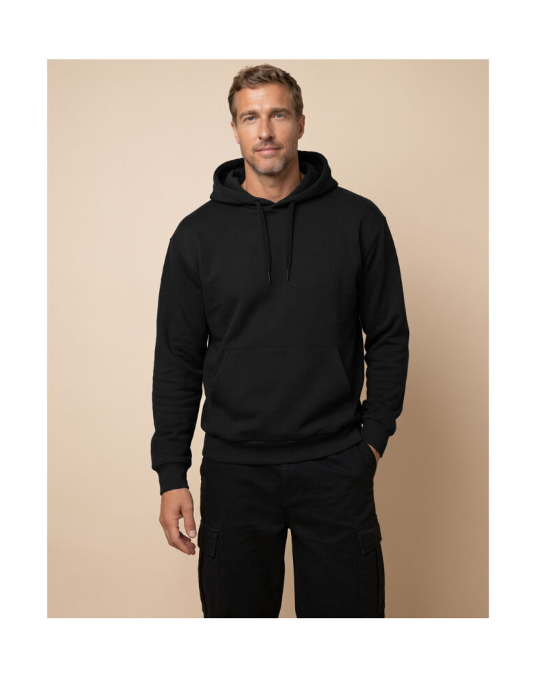 sweat a capuche noir Noir