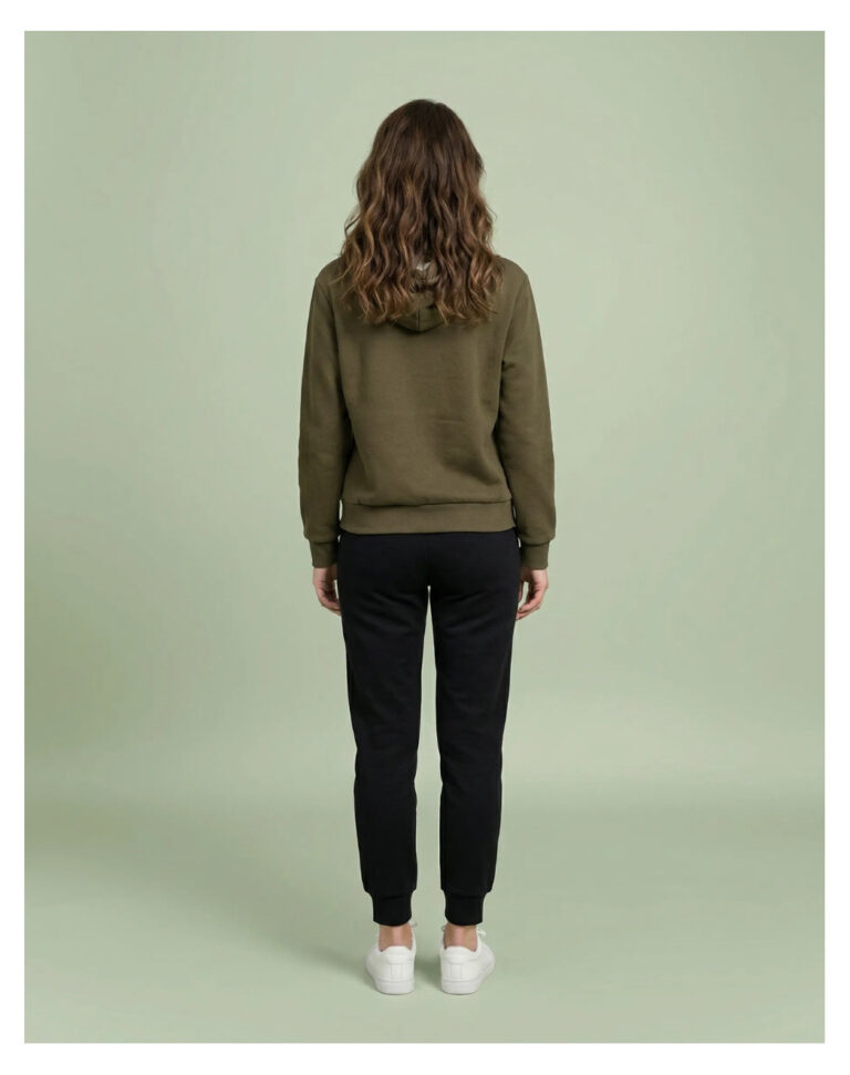 Maison Lemahieu - Sweat à capuche - Vert Ecorce – 2XL