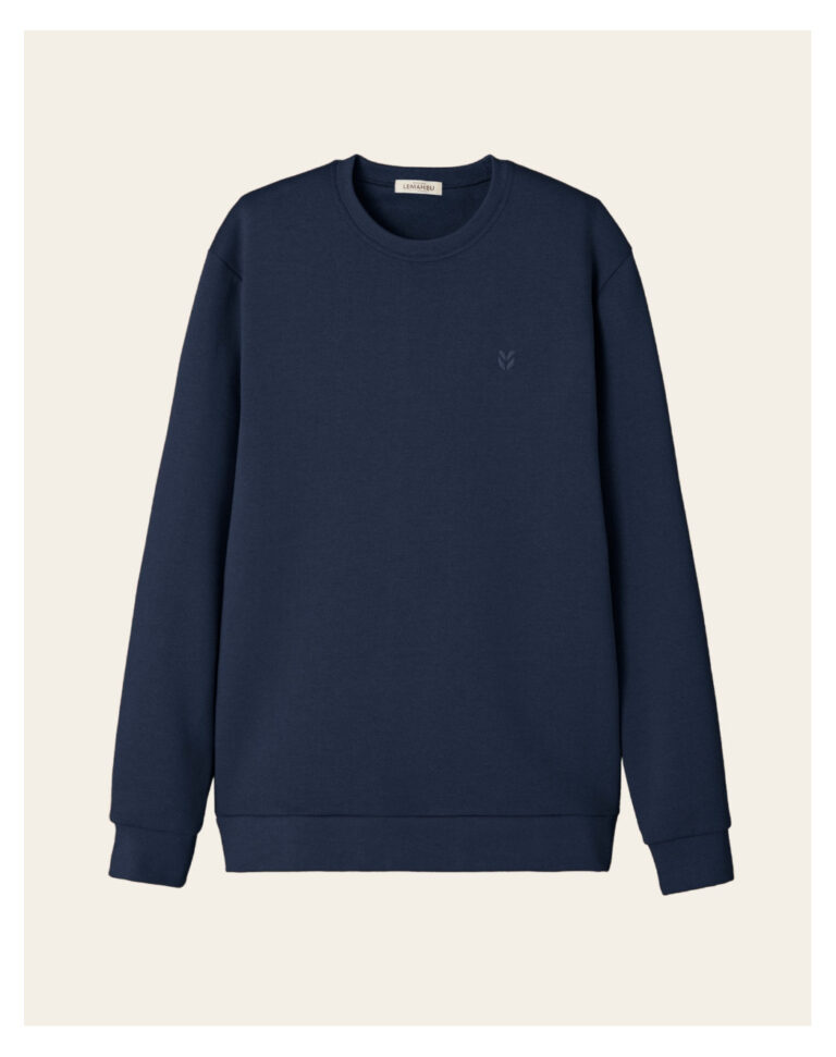 Maison Lemahieu - Sweat en Coton BIO Molleton - Marine – 2XL
