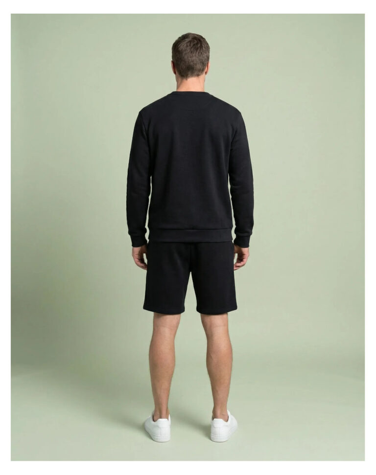 Maison Lemahieu - Sweat en Coton BIO Molleton - Noir – 2XL