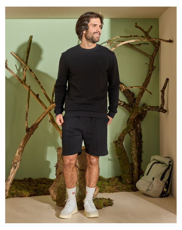 Maison Lemahieu - Sweat en Coton BIO Molleton - Noir – 2XL