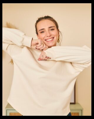 Maison Lemahieu - Sweat manches ballon – Ecru