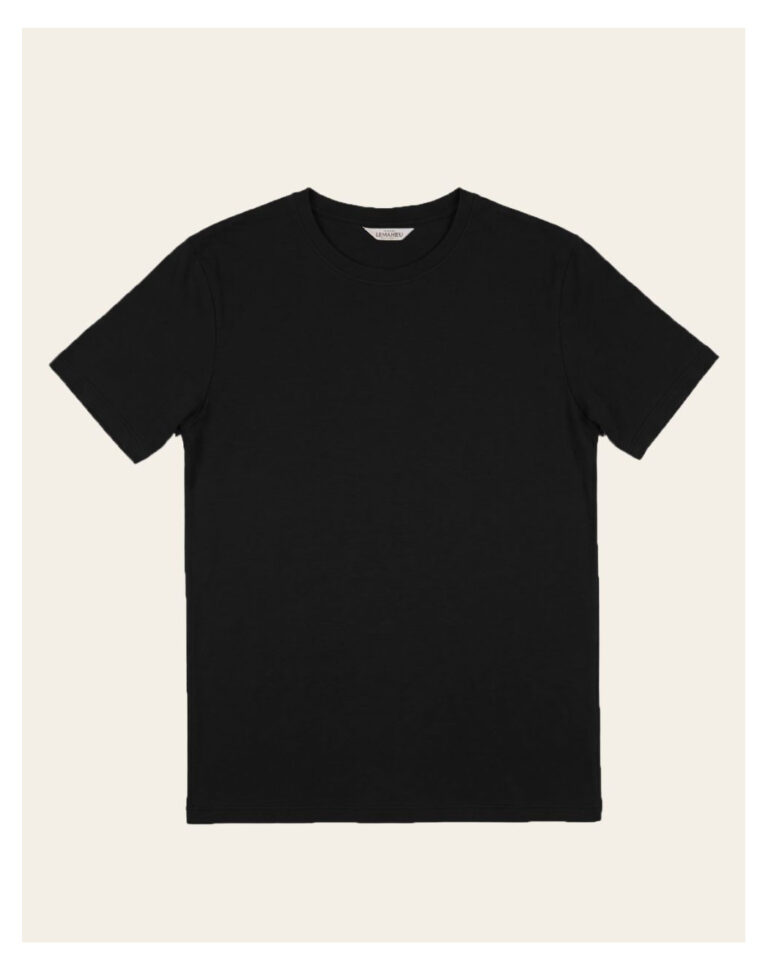 Maison Lemahieu - T-shirt 100% Laine Mérinos - Noir – L