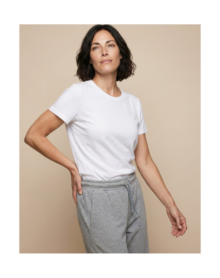 Maison Lemahieu - T-shirt en Coton BIO - Blanc - Femme – S