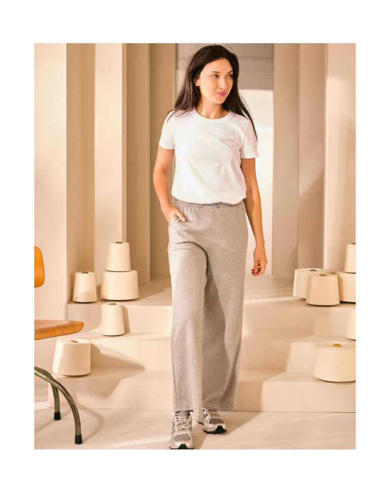 Maison Lemahieu - T-shirt en Coton BIO - Blanc - Femme – S