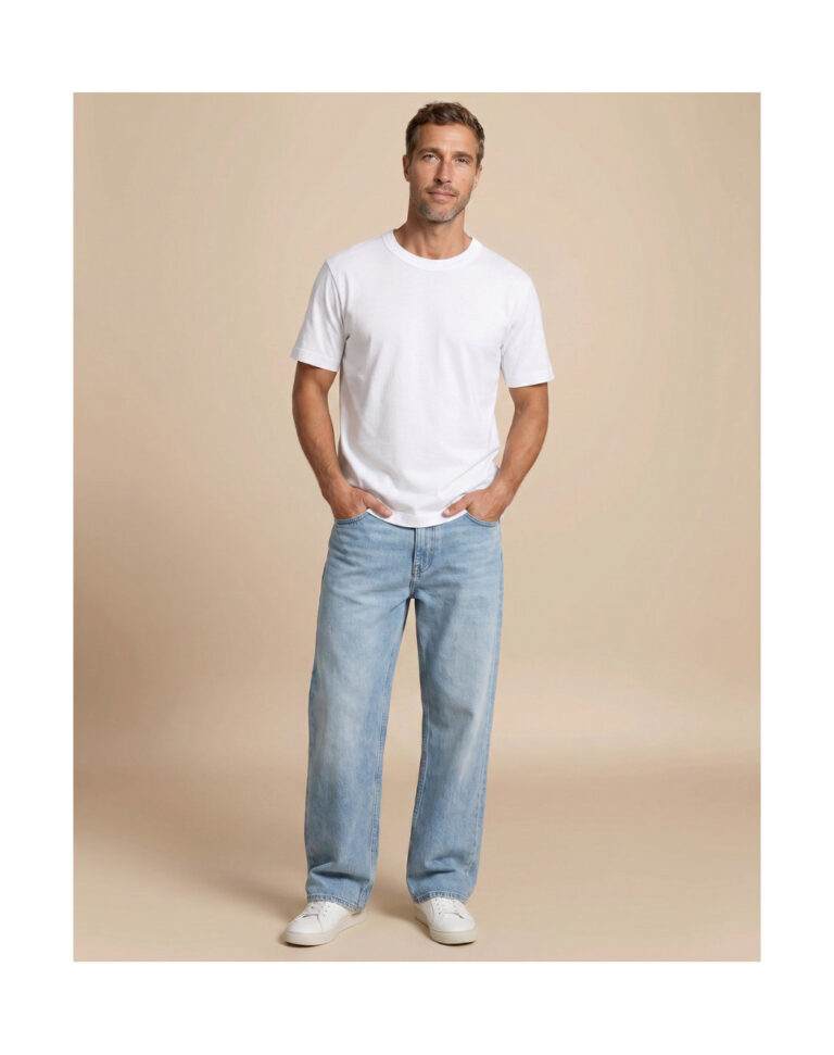 Maison Lemahieu - T-shirt en Coton BIO - Blanc - Homme – S
