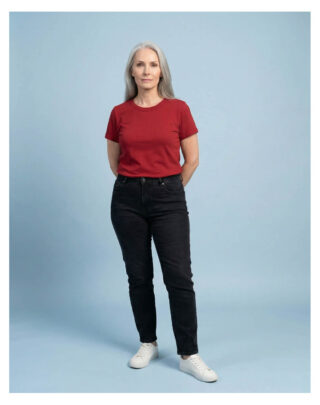 Maison Lemahieu - T-shirt en Coton BIO – Rouge Groseille
