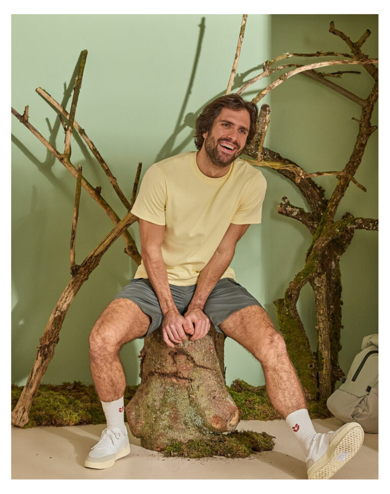 Maison Lemahieu - T-shirt épais en Coton Bio - Jaune beurre – 2XL