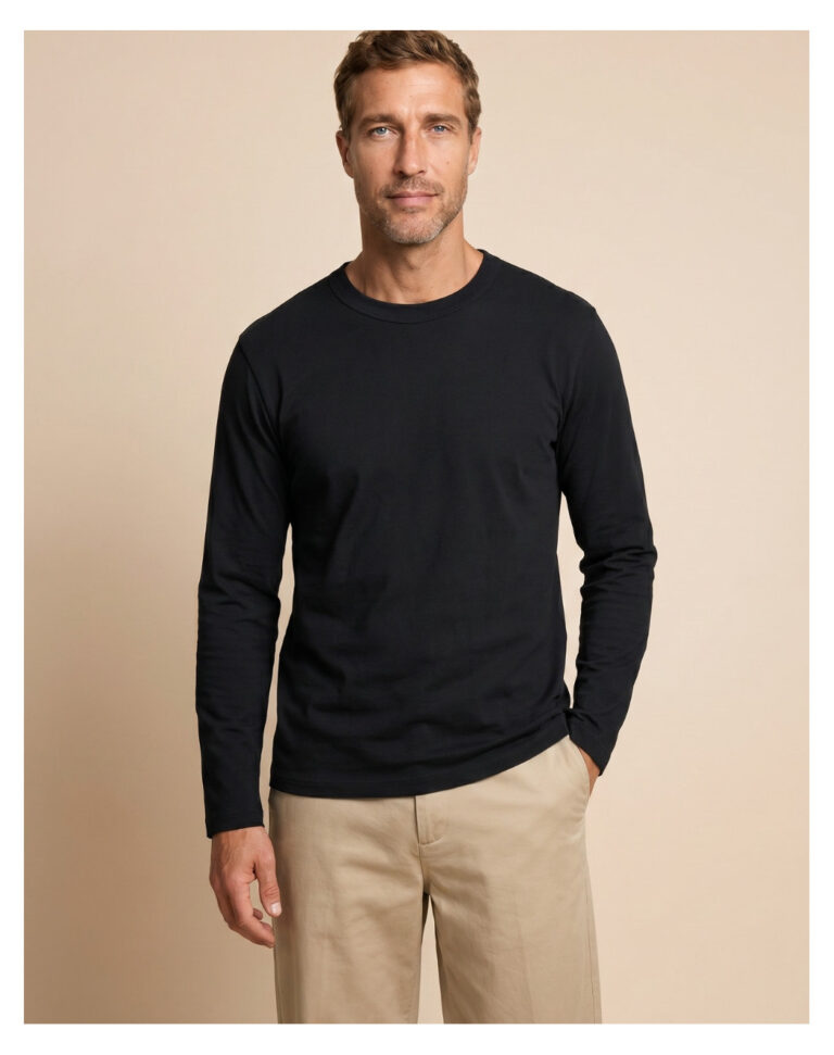 Maison Lemahieu - T-shirt épais ML en Coton Bio - Noir – S