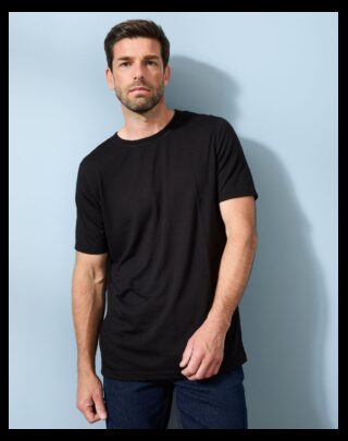 Maison Lemahieu - T-shirt 100% Laine Mérinos – Noir