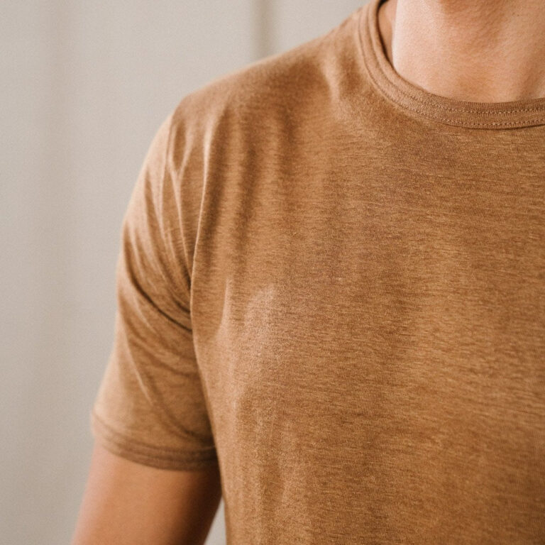 Le T-Shirt Propre - Le t-shirt en lin français – Camel / 3XL