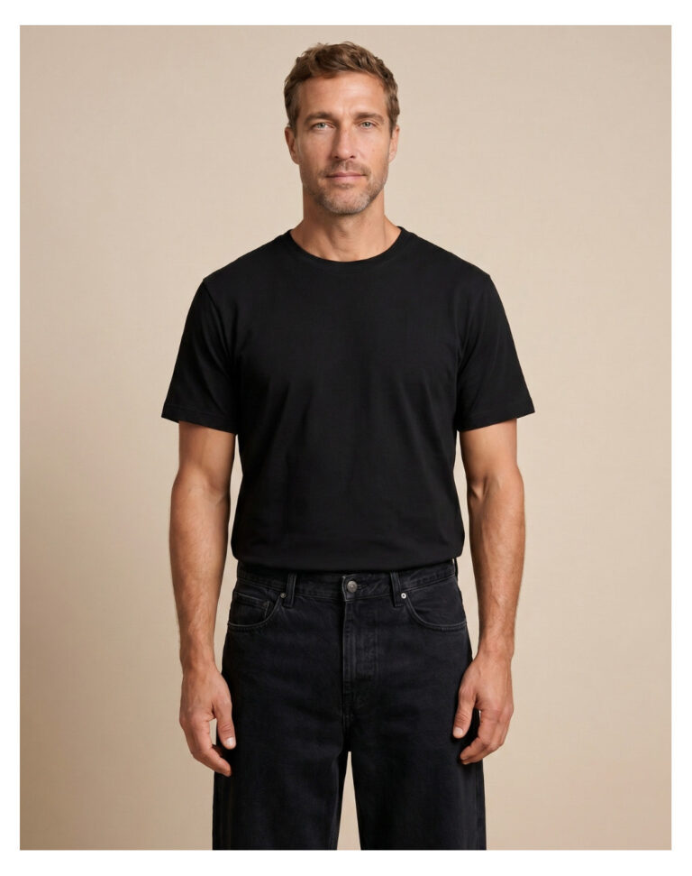 Maison Lemahieu - T-shirt loose - Noir – XL