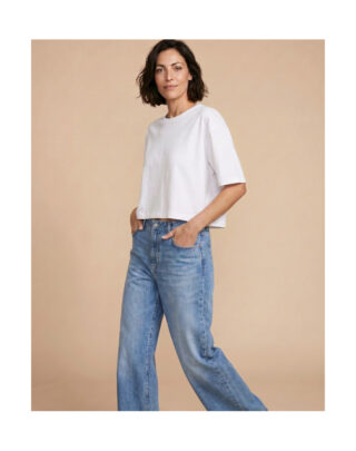 T-shirt oversize en Coton BIO – Blanc par la marque Maison Lemahieu Maison Lemahieu - T-shirt oversize en Coton BIO – Blanc