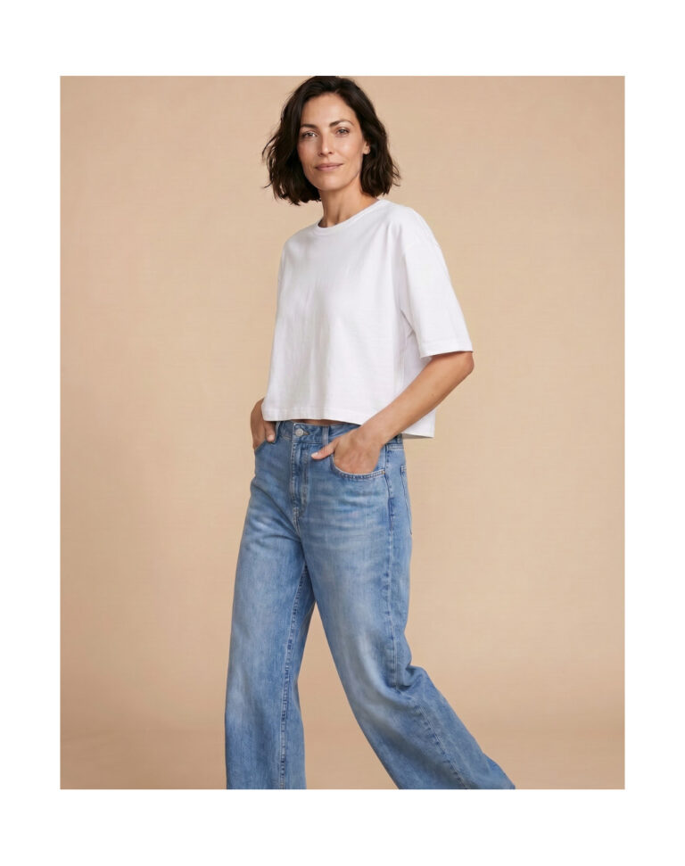 Maison Lemahieu - T-shirt oversize en Coton BIO - Blanc – 2XL
