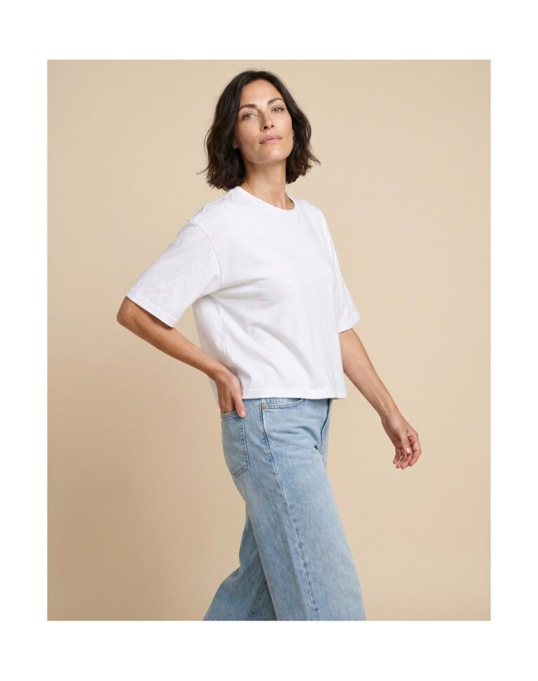 Maison Lemahieu - T-shirt oversize en Coton BIO - Blanc – 2XL