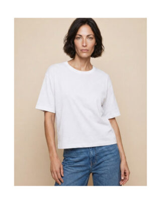Maison Lemahieu - T-shirt oversize en Coton BIO – Blanc