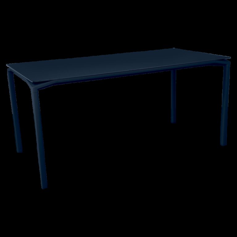 FERMOB - Table à manger bureau FERMOB Calvi mat velouté 126x63cm en métal - 4 coloris