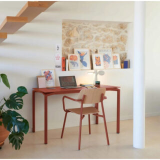 Table à manger bureau FERMOB Calvi mat velouté 126x63cm en métal – 4 coloris par la marque Fermob Fermob - Table à manger bureau FERMOB Calvi mat velouté 126x63cm en métal – 4 coloris