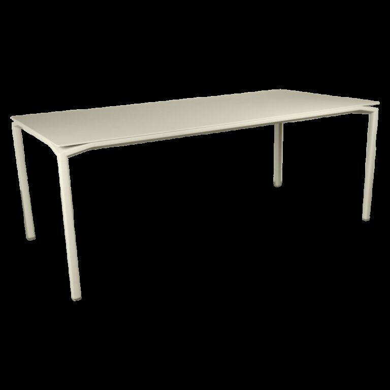 FERMOB - Table à manger FERMOB Calvi mat velouté 195x95cm en métal - 4 coloris