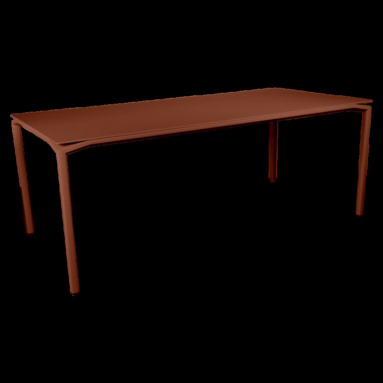 FERMOB - Table à manger FERMOB Calvi mat velouté 195x95cm en métal - 4 coloris