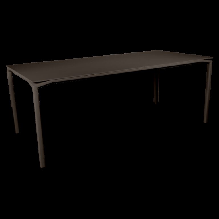 FERMOB - Table à manger FERMOB Calvi mat velouté 195x95cm en métal - 4 coloris