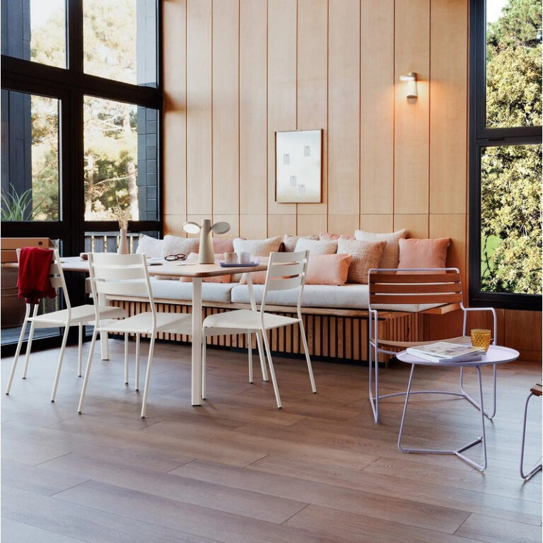FERMOB - Table à manger rectangulaire FERMOB So'o chêne 180x90cm en bois et métal - 25 coloris
