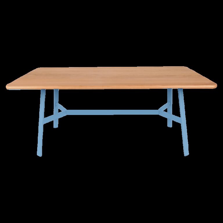 FERMOB - Table à manger rectangulaire FERMOB So'o chêne 180x90cm en bois et métal - 25 coloris