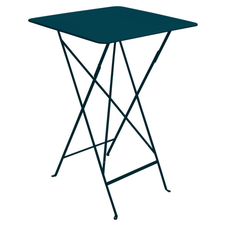 FERMOB - Table haute mange-debout FERMOB Bistro 71x71cm en métal - 25 coloris