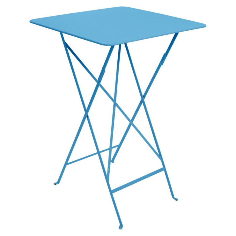 FERMOB - Table haute mange-debout FERMOB Bistro 71x71cm en métal - 25 coloris