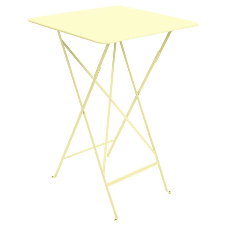 FERMOB - Table haute mange-debout FERMOB Bistro 71x71cm en métal - 25 coloris