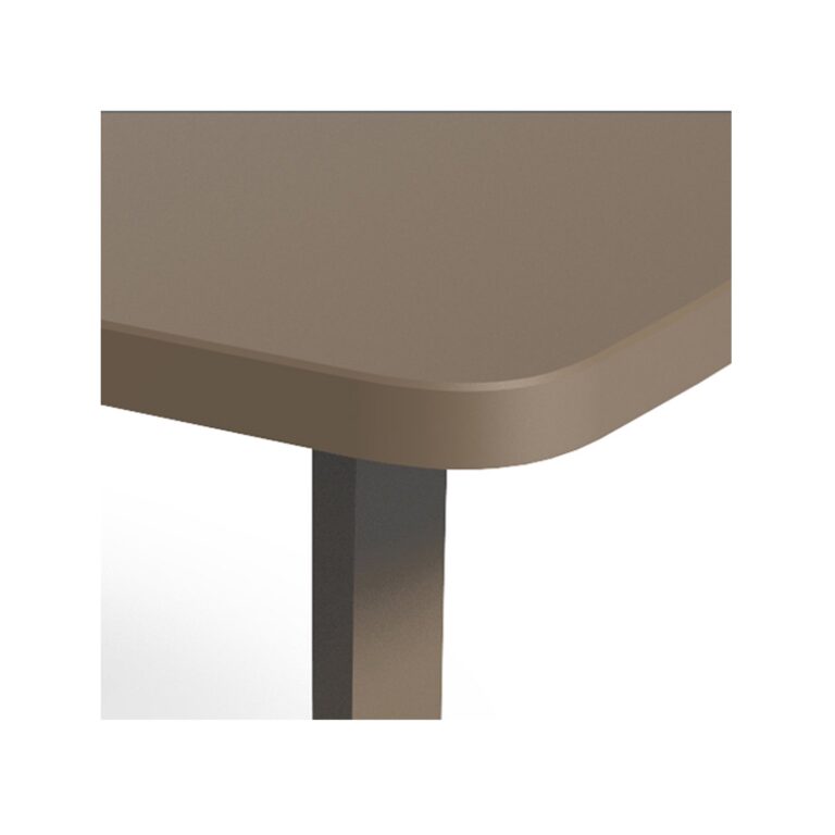 Grosfillex - Table de jardin résine Miami 133 x 90 cm – Anthracite