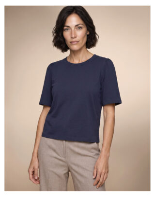 Top à manches 3/4 – Bleu minuit par la marque Maison Lemahieu Maison Lemahieu - Top à manches 3/4 – Bleu minuit