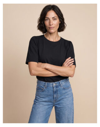 Top à manches 3/4 – Noir par la marque Maison Lemahieu Maison Lemahieu - Top à manches 3/4 – Noir