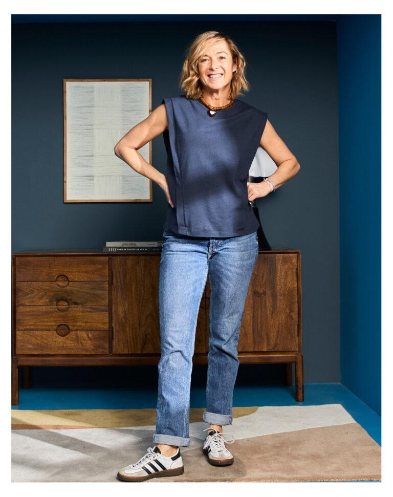 Maison Lemahieu - Top sans manches - Bleu Minuit – XL