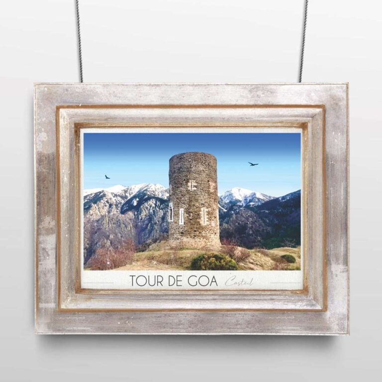Foliove - Affiche de Casteil - Tour de Goa – 100x140 cm (B0)