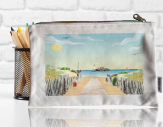 Pochette Cap d’Agde Fort Brescou par la marque Foliove Foliove - Pochette Cap d’Agde Fort Brescou